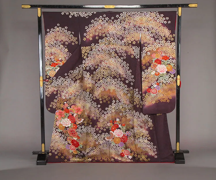 振袖レンタル衣装 茶