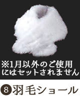 羽毛ショール